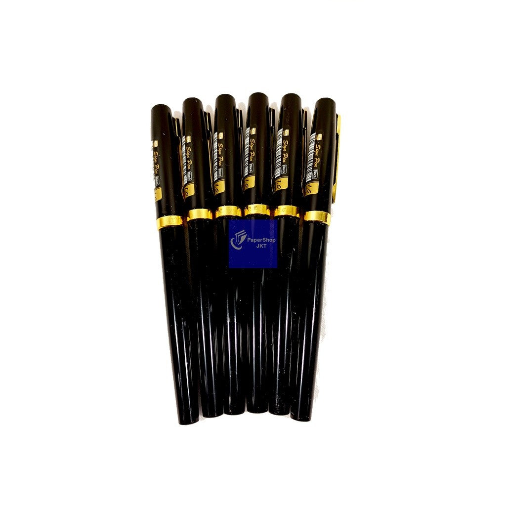 TIZO Pulpen TG31580 Sign Pen Gel Ink Pen 1.0mm Per Pcs
