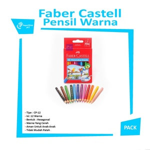 FABER CASTELL - Watercolour 12 Mini Pensil Warna - Pack