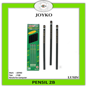 JOYKO - Pensil Tulis Hexagonal P88 / P88M Kayu 2B - LUSIN - P-88