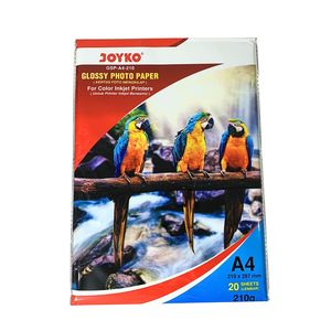 Joyko - Glossy Photo Paper Halus Kertas Foto Mengkilap - Pack - A4 210gr Tiga Burung