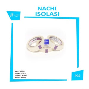 NACHI - Lakban - OPP Isolasi Nachi 1 Inch x 100Yard - 24mm - Roll