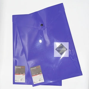 INTER X - Map Kancing V Opaque Folio - LUSIN - Ungu