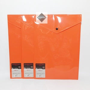 INTER X - Map Kancing V Opaque Folio - LUSIN - Orange