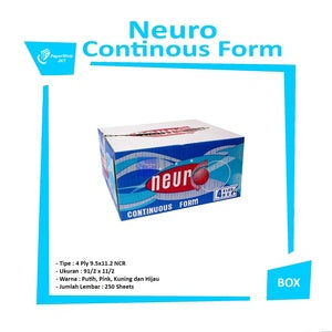 NEURO - Continous Form 4 Ply  9 1/2 x 11/2 Ncr - Box
