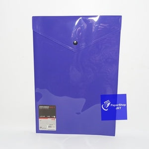 INTERX - Map Kancing V Opaque Folio - Pcs - Ungu