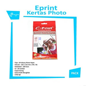 EPRINT - Kertas Foto 4R A6 200GSM Photo Paper Glossy