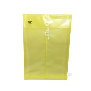 FOLDER ONE - Map Tali Plastik Ukuran Folio - Kuning / Pcs
