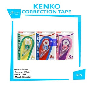 KENKO - CT-634DT Correction Tape Tip-Ex Roll - Pcs