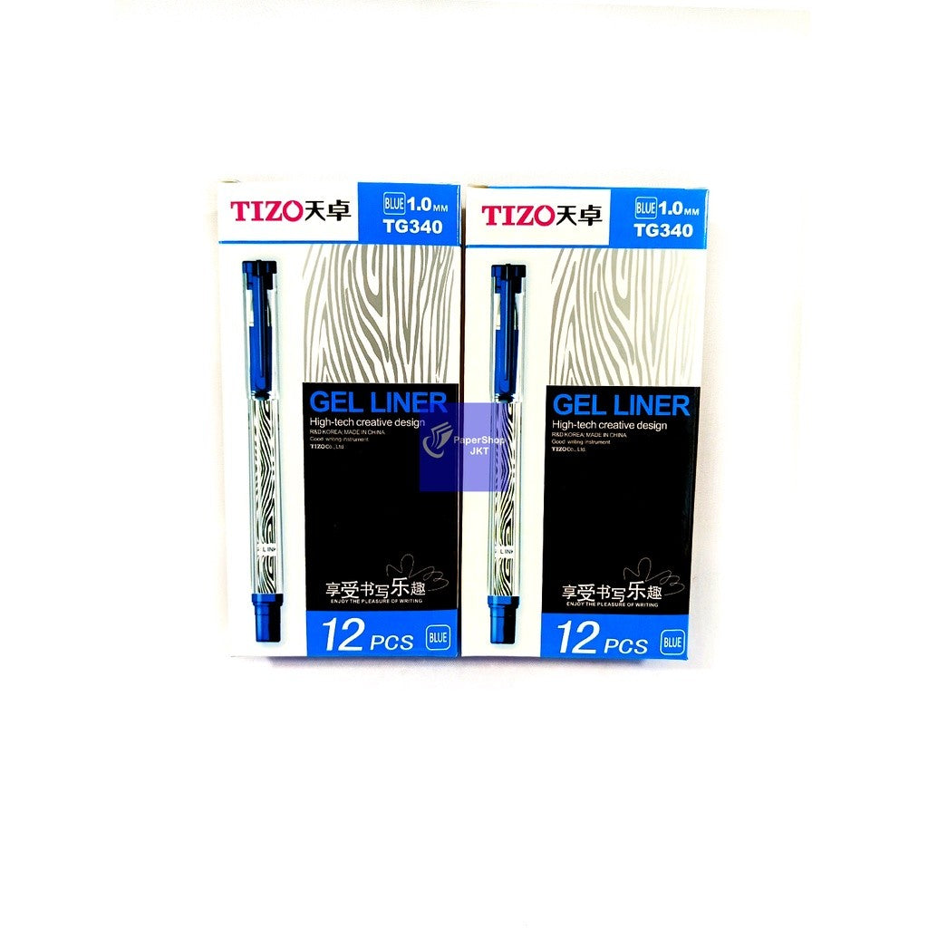 TIZO - Pulpen TG340 Gel Liner Ekonomis 1.0mm - Pcs