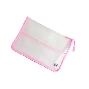 FOLDER ONE - Zipper Bag Plastic Ukuran Folio - Pcs - Pink