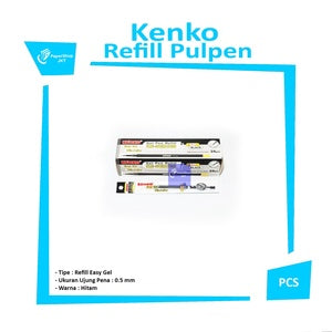 KENKO - Refill Ke-series Pen Gel 0,5 mm - Hitam - pcs