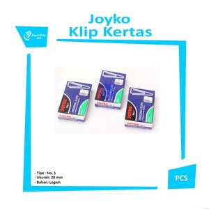 JOYKO - trigonal paper clip no.1 klip kertas - pack