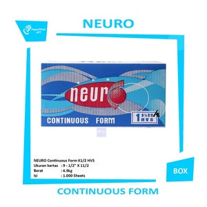 NEURO - Continous Form 1 Ply 9 1/2 x 11/2 ( K1/2 NEURO ) HVS - Box