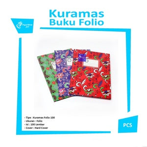 KURAMAS - Buku Folio Hard Cover 100Lembar - Pcs - Folio