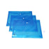 FOLDER ONE - Map Kancing Plastik Ukuran Folio - Biru / Pcs