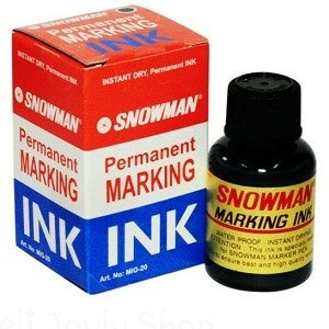 SNOWMAN - Refill Ink Permanent Marking - Isi Ulang Tinta Permanen - Hitam