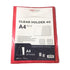 InterXFolder - Dokumen Clear Holder isi 40 Pocket A4 - PCS - Merah