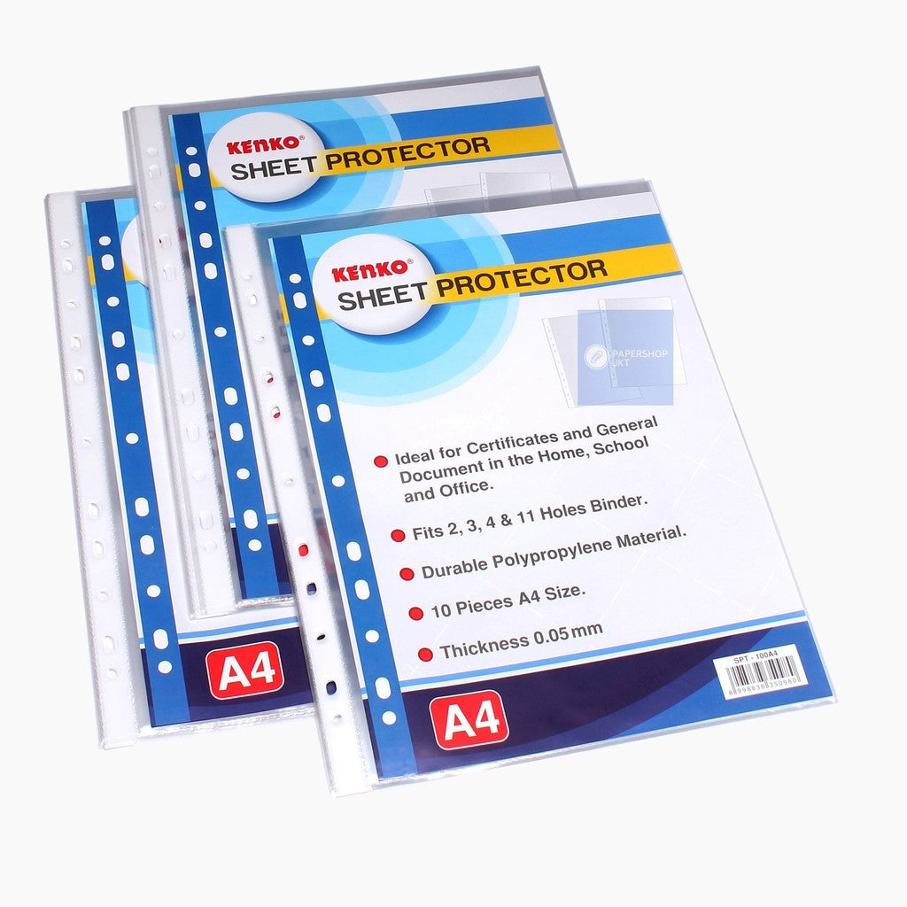 KENKO - Sheet Protector fc A4 - PACK