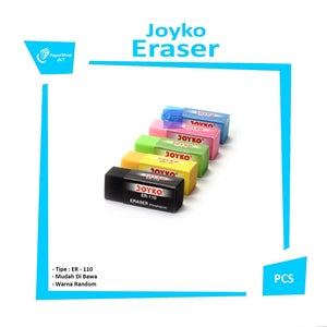 JOYKO - Penghapus Pensil Lucu Variasi Random Motif/Warna Eraser Soft & Clean - PCS - ER-110