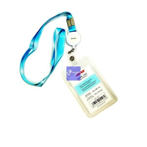 JOYKO - Name Tag Warna NT-78 - 79 - 80 - Lanyard - Pcs - BIRU