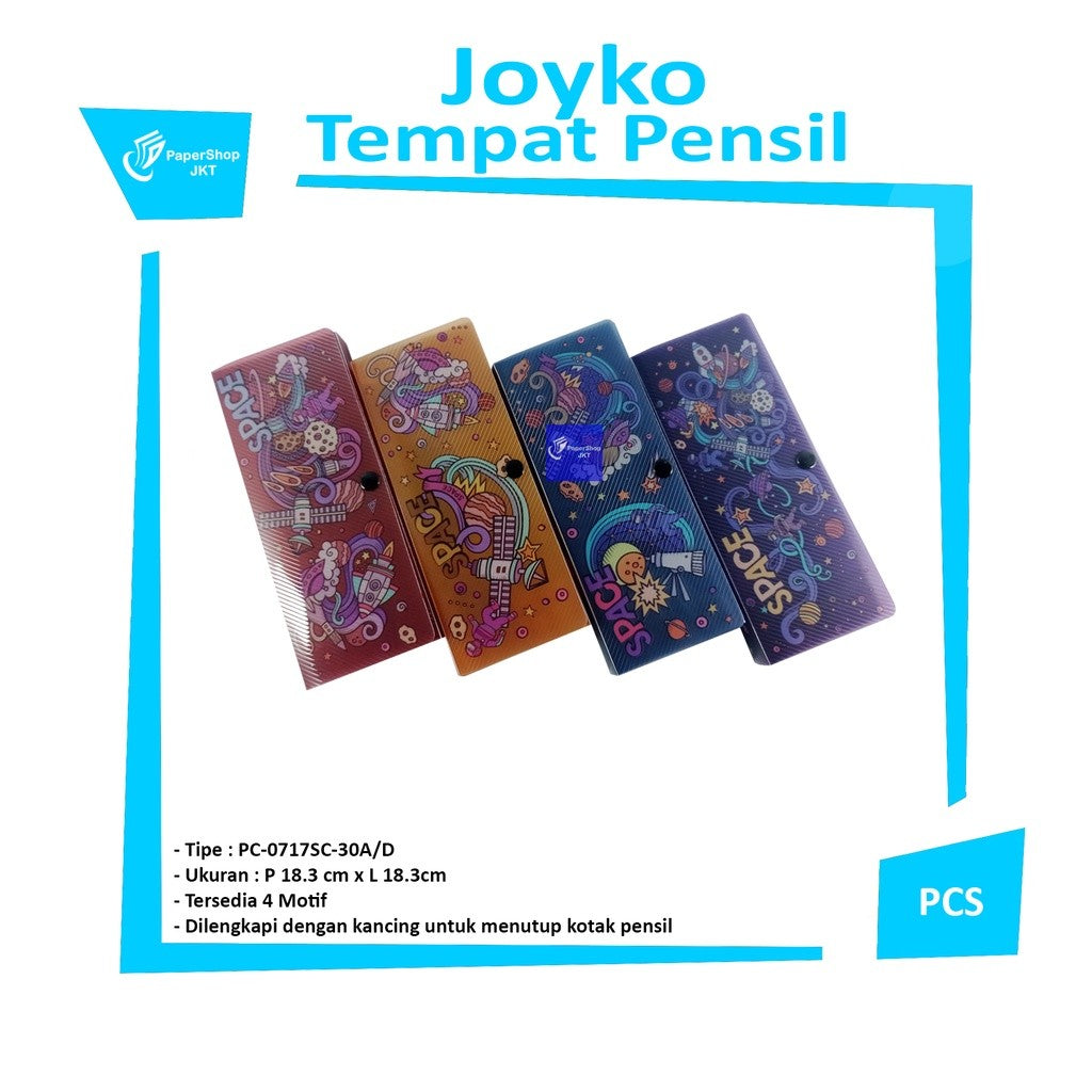 JOYKO - Kotak Pensil PC 0717SC - 30AD - Space - Pcs