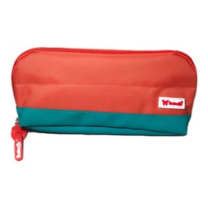 Butterfly - Tempat Pensil Kain Polos Warna Pencil Case - PCS - ORANGE