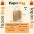 Paper Bag Brown Craft 125 Gsm - Lusin - SMALL