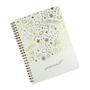 JOYKO - Notebook NB-710 Space Travel - Hitam - Pcs - Putih
