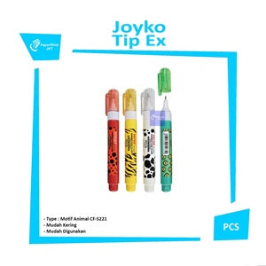 JOYKO - CF-S221 Correction Fluid Motif Animal - Pcs