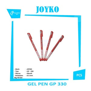 JOYKO - Gel Pen Pulpen PenaGP-330 Big Fill Gel 0.5 mm - Pcs