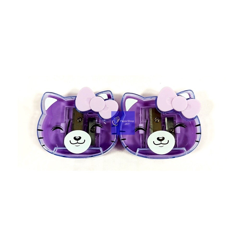 XIAOLINGJING - Pencil Sharpener Motif Kucing Lucu - Pcs
