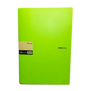 InterXfolder - Macarons Clear Holder 60 Lembar Folio - Pcs - Hijau