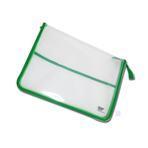FOLDER ONE - Zipper Bag Plastic Ukuran Folio - Pcs - Hijau