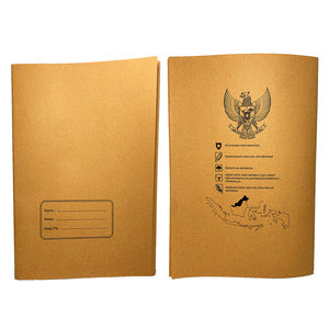 Sampul Buku Tulis Cetak/Bening Ukuran Quarto & Boxy - Pack - CETAK-BOXY