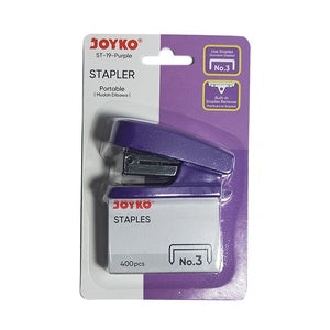 Joyko - Stapler Serba Guna ST - 19 Hekter Kertas Mini - Pcs - Purple