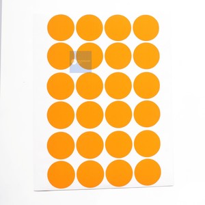 Tom & Jerry - Colot Dot Labels 118 Label 1 Warna - Pack - Orange