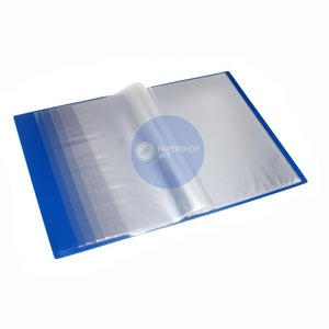 FolderOne - Dokumen Keeper Clear Holder 40 Lembar Folio - PCS - BIRU