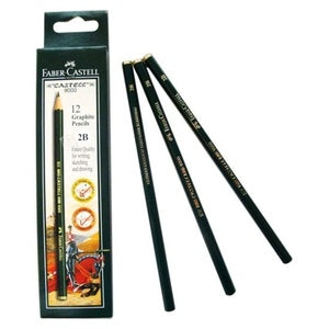 FABER CASTELL - Pensil Tulis Komputer Ujian Varian FB-9000/Tri Graphite 2B - Lusin / FB-9000