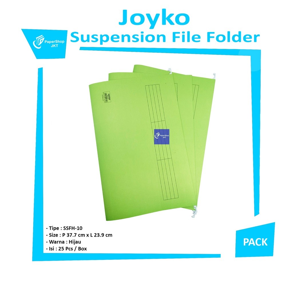 JOYKO - Suspension File Folder - Map Gantung SSFH-10 Hijau - Pcs
