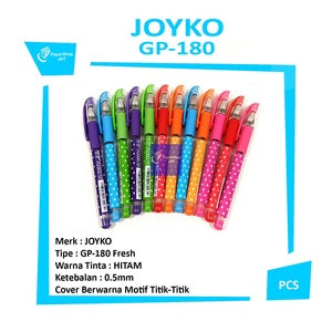 JOYKO - Pulpen Gel Pen GP-180  Fresh 0.5mm - Pcs