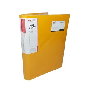 Interx Folder - Clear Holder 60 Pocket F4 - Pcs - Kuning