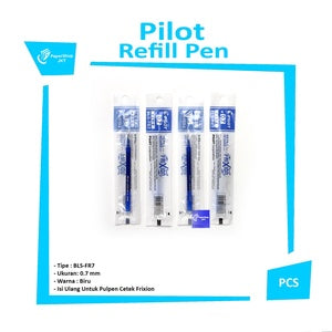 PILOT - Frixion Refill Isi Pulpen 0.7/0.5 - Pcs - 0.5 Hitam