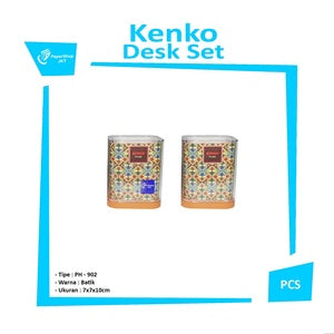 KENKO - Desk Set PH-902 Tempat Alat Tulis Batik - Pcs