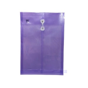FOLDER ONE - Map Tali Plastik Ukuran Folio - Ungu / Pcs