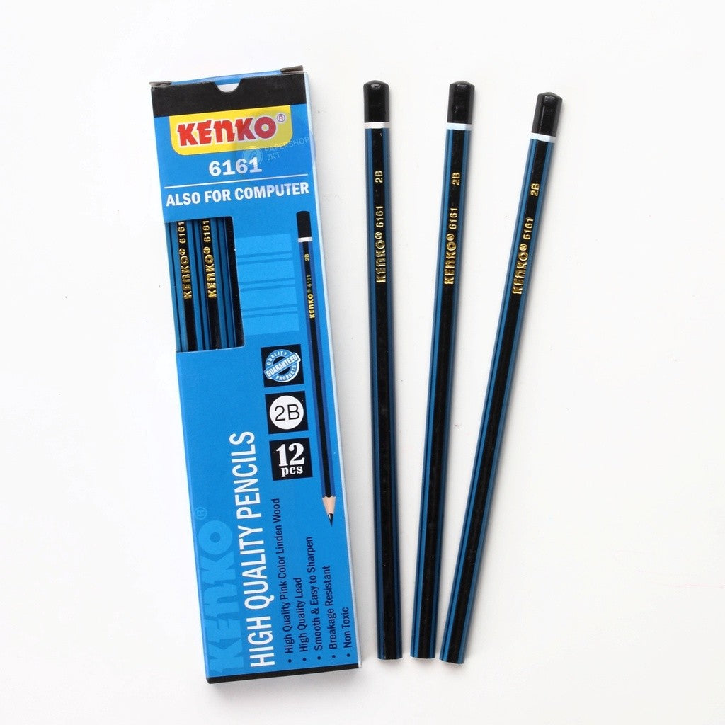 KENKO - Pensil Kayu 6161 2B - Pcs