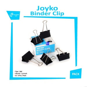 JOYKO -Binder Clip 280 Klip Kertas - Pack
