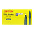 KENKO - Spidol Slim Marker Berwarna KE-10S - Pcs - Biru