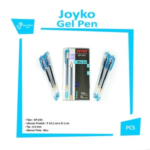 JOYKO - GelPen GP-243 WHIZ GEL - Pcs - Biru