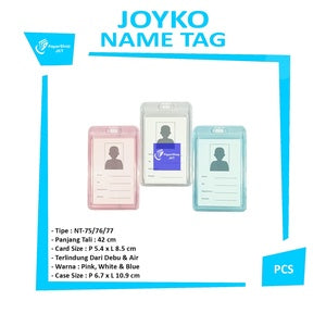 JOYKO- Name Tag Karakter Warna NT - 75 - 76 - 77 - Pcs - Pink