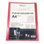 InterXFolder - Dokumen Clear Holder isi 60 Pocket A4 - PCS - Merah